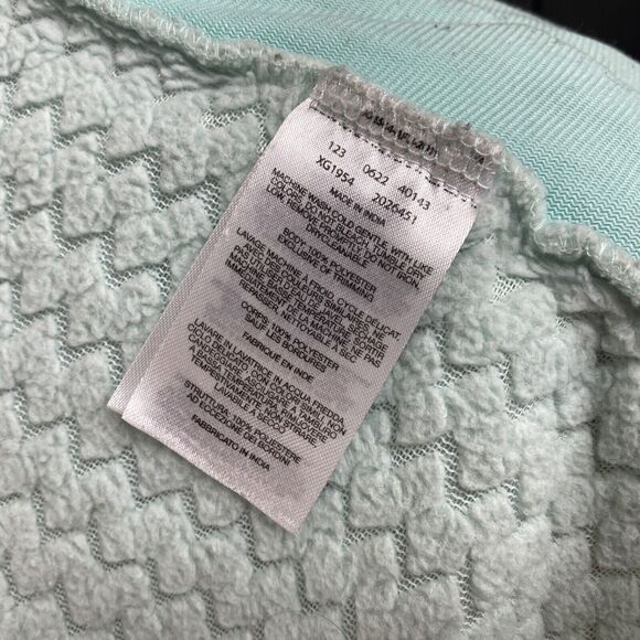 Columbia Plush Fuzzy Fleece Girls Jacket Medium 10-12 Seafoam Green Long Sleeves - Picture 11 of 11
